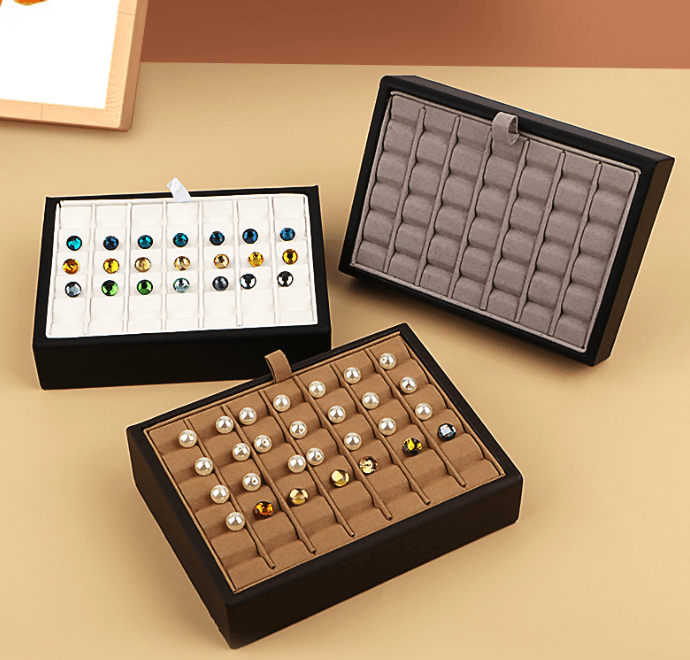 Ultrasuede Gem Stones Display Tray-JPM0135 - Jewelry Packaging Mall