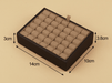 Ultrasuede Gem Stones Display Tray-JPM0135 - Jewelry Packaging Mall