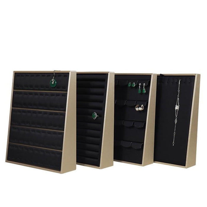 Vertical Brushed PU 100-Seat Viewing Tray-JPM0090 - Jewelry Packaging Mall
