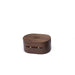 Walnut Oval Double ring Jewelry Box - Jewelry Packaging Mall