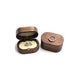 Walnut Oval Jewelry Box Wood Ring Box for Wedding Ceremony-Engagement - Jewelry Packaging Mall