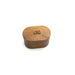 Walnut Oval Jewelry Box Wood Ring Box for Wedding Ceremony-Engagement - Jewelry Packaging Mall