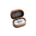 Walnut Oval Jewelry Box Wood Ring Box for Wedding Ceremony-Engagement - Jewelry Packaging Mall