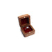 Walnut Wood Engagement Single Ring Gift Box - Jewelry Packaging Mall