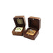 Walnut Wood Engagement Single Ring Gift Box - Jewelry Packaging Mall