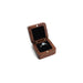 Walnut Wood Engagement Single Ring Gift Box - Jewelry Packaging Mall