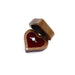 Walnut Wood Heart Jewelry box - Jewelry Packaging Mall