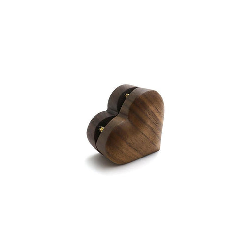 Walnut Wood Heart Jewelry box - Jewelry Packaging Mall