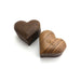 Walnut Wood Heart Jewelry box - Jewelry Packaging Mall