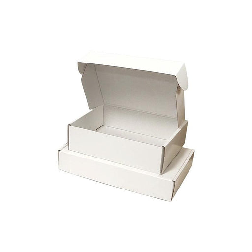 White Mailers Boxes(50 pcs Per Pack) - Jewelry Packaging Mall