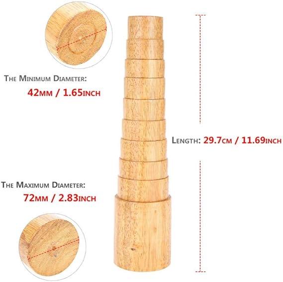 Wooden Step Bracelet Mandrel Sizer Adjust Bangle Sizing Wire Wrapping Tool Jewelry Making Tools - Jewelry Packaging Mall