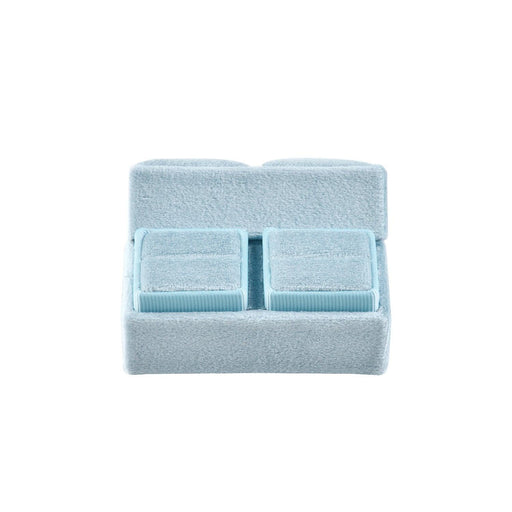 Zetland Velvet Double Rings Box Collection-JPM0205 - Jewelry Packaging Mall