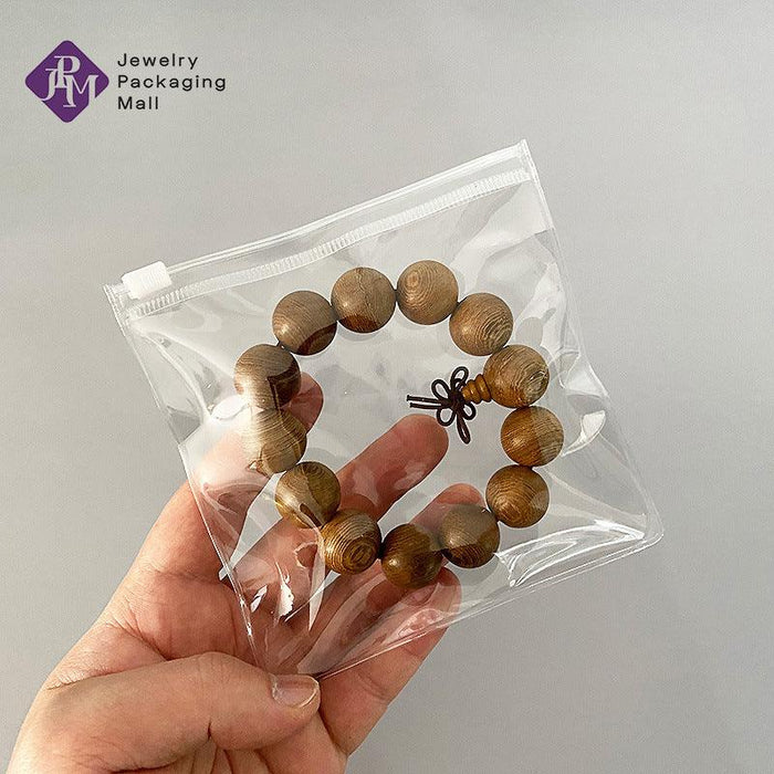 100pcs Self Seal PVC Pack Zipper Lock Bags,Clear Jewelry Anti Oxidation Bag Clarity Tarnish Prevention,Small Sealed Bag,Resealable packaging or Storage of Jewelry, Cable Organizer Bag - Jewelry Packaging Mall