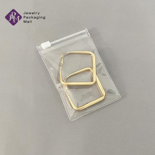 100pcs Self Seal PVC Pack Zipper Lock Bags,Clear Jewelry Anti Oxidation Bag Clarity Tarnish Prevention,Small Sealed Bag,Resealable packaging or Storage of Jewelry, Cable Organizer Bag - Jewelry Packaging Mall