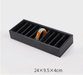 Black Linear PU Leather Showcase Trays - Jewelry Packaging Mall