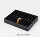 Black Linear PU Leather Showcase Trays - Jewelry Packaging Mall