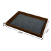 Black Walnut Wood Frame Showcase Trays - Jewelry Packaging Mall