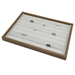 Black Walnut Wood / Rosewood Frame Showcase Trays - Jewelry Packaging Mall