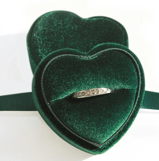 Bute Heart Velvet Box Collection-JPM0176 - Jewelry Packaging Mall