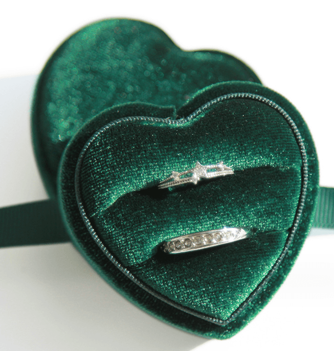 Bute Heart Velvet Box Collection-JPM0176 - Jewelry Packaging Mall