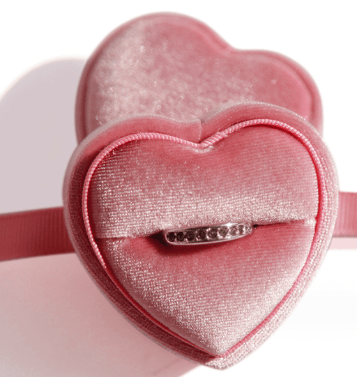 Bute Heart Velvet Box Collection-JPM0176 - Jewelry Packaging Mall