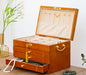 Classic Solid Wood Jewelry Organizer (3 drawers) - Jewelry Packaging Mall