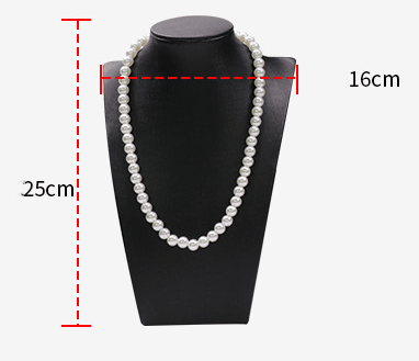 Economy Black PU Leather Necklace Busts - Jewelry Packaging Mall