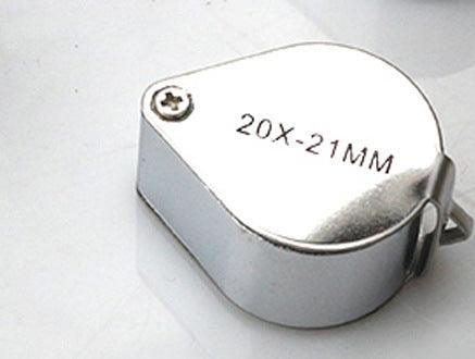 Metal Folding Portable Handheld Jewelry Identification Magnifier - Jewelry Packaging Mall