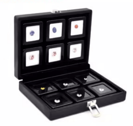 Portable PU Travel Case Hold Gem Boxes-JPM0134 - Jewelry Packaging Mall