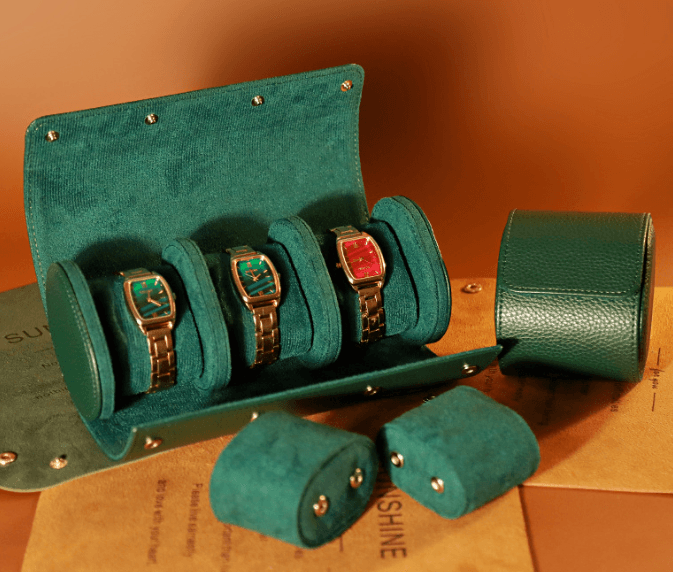 PU Leather Travel Watch Boxes-JPM0227 - Jewelry Packaging Mall