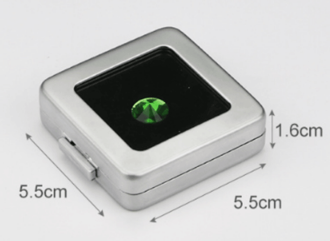 Round Corner Metal Luxury Gem Box-JPM0147 - Jewelry Packaging Mall