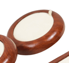 Round Shape Wood Counter Showcase Tray-JPM0079 - Jewelry Packaging Mall