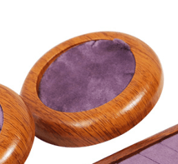 Round Shape Wood Counter Showcase Trays - Jewelry Packaging Mall