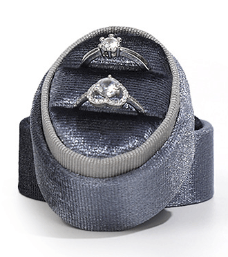 Oval Velvet Box Collection-JPM0169 - Jewelry Packaging Mall