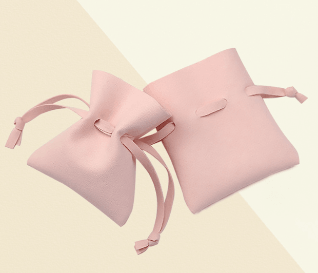 String Microfiber Pouch (30 pcs Per Pack) - Jewelry Packaging Mall