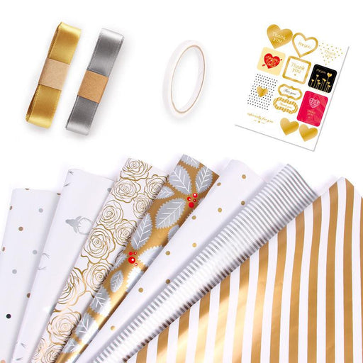 Stripe Pattern Wrapping Paper - Jewelry Packaging Mall