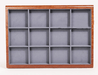 Wood Microfiber Showcase Tray-JPM0105 - Jewelry Packaging Mall