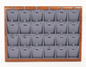 Wood Microfiber Showcase Tray-JPM0105 - Jewelry Packaging Mall