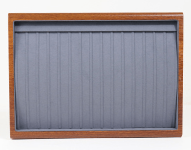Wood Microfiber Showcase Tray-JPM0105 - Jewelry Packaging Mall