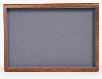 Wood Microfiber Showcase Tray-JPM0105 - Jewelry Packaging Mall