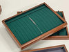 Wood Microfiber Showcase Tray-JPM0105 - Jewelry Packaging Mall